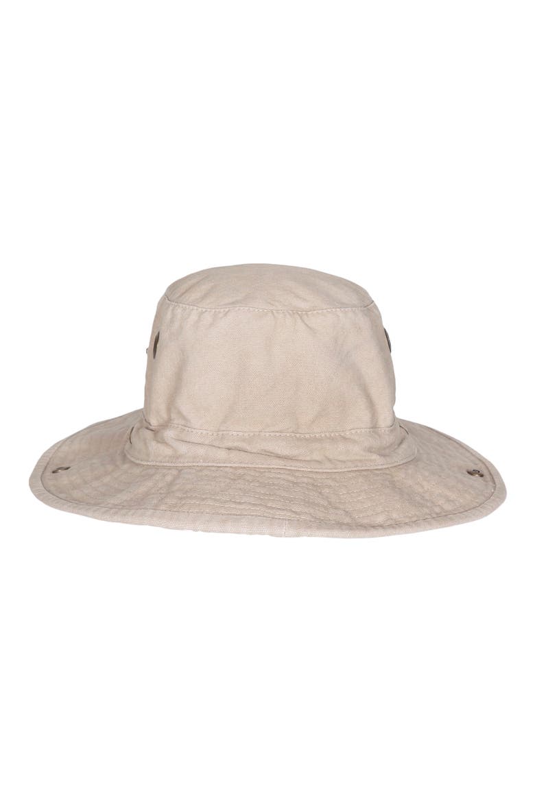 Logo Embroidered Adjustable Bucket Hat, Alternate, color, COASTAL BEIGE