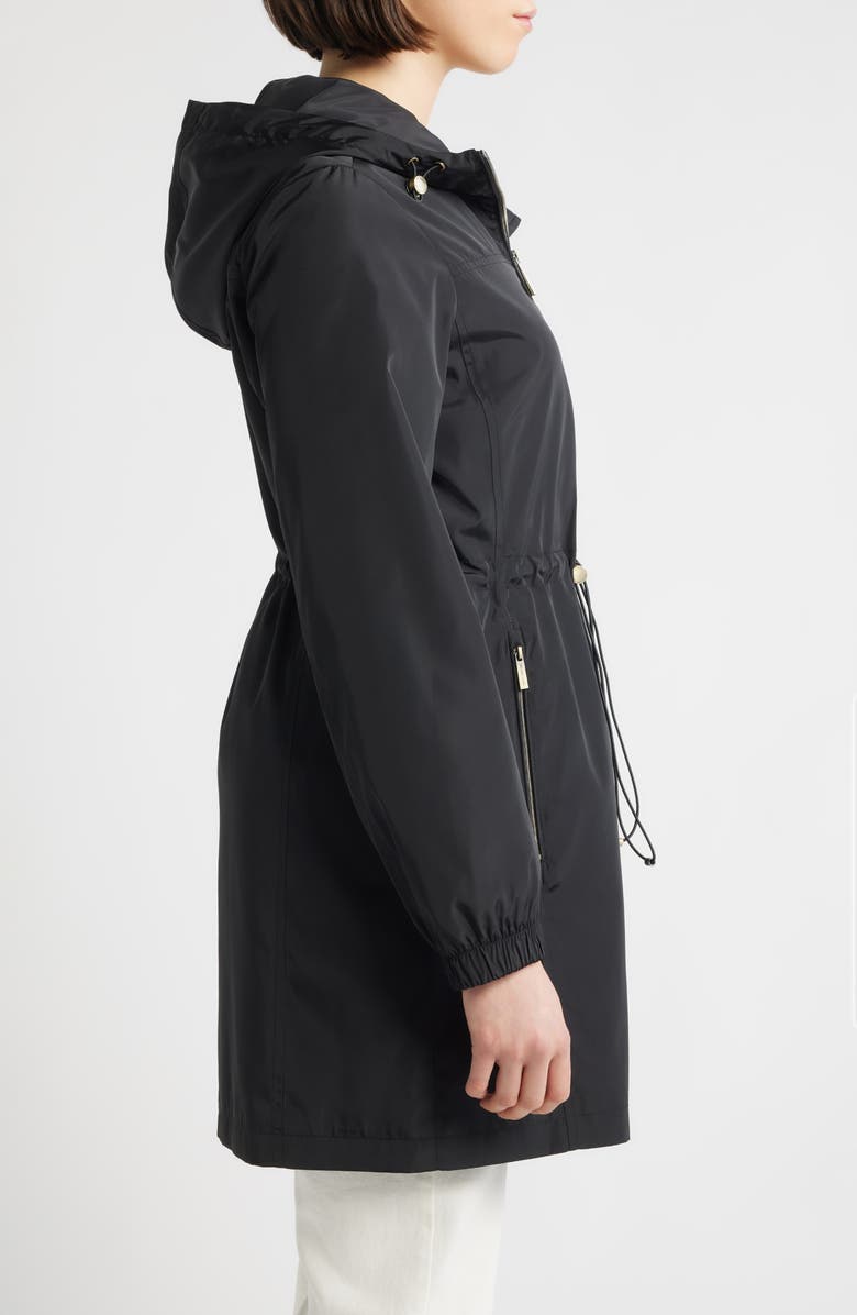 Michael Kors Hooded Anorak Jacket, Alternate, color, Black