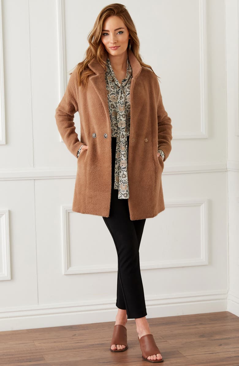 Karen Kane Textured Sweater Coat, Alternate, color, 