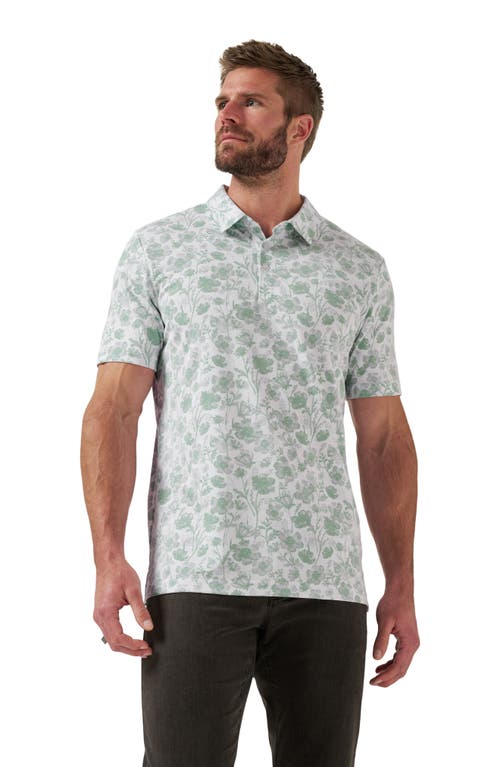 Travismathew Been Abroad Cotton Blend Polo In Green