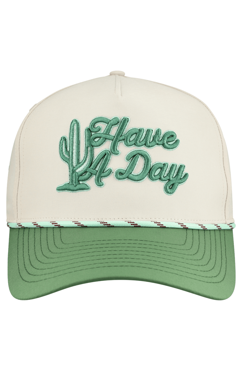 Breezy Golf Men's Breezy Golf Cream WM Phoenix Open Cactus Have a Day Rope Adjustable Hat, Alternate, color, Cream