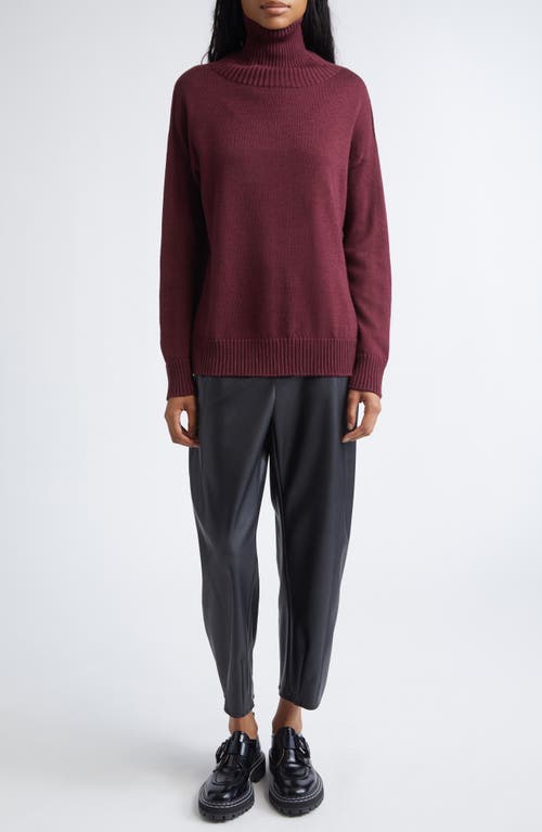 Mm By Max Mara Anselmo Faux Leather Pants In Blue