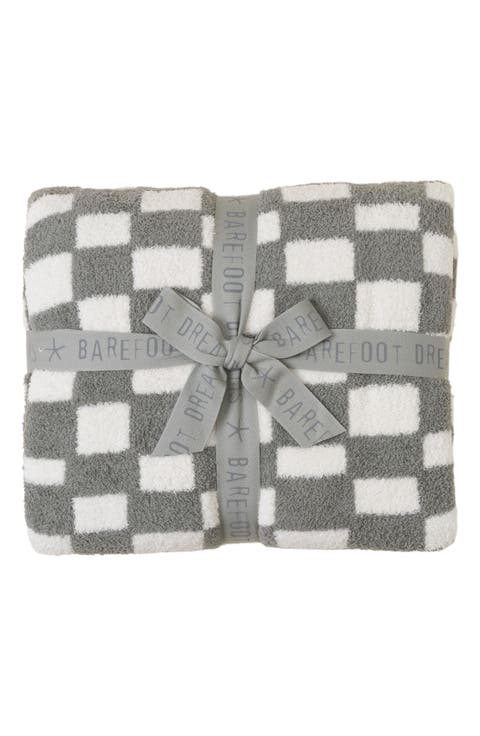 CozyChic® Checks & Stripes Throw Blanket