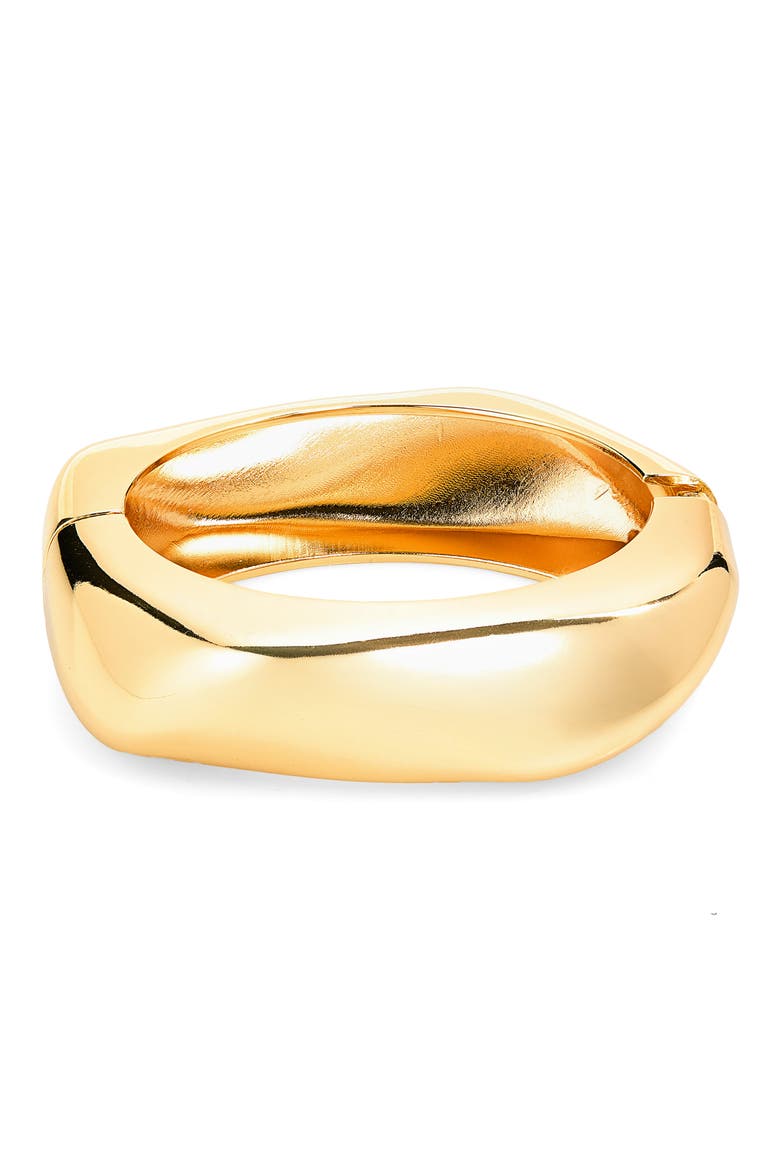 Chunky Hinge Bracelet, Main, color, GOLD