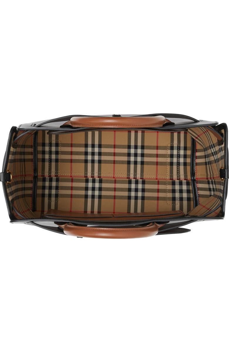 Burberry Small Belt Triple Stud Leather Satchel, Alternate, color,