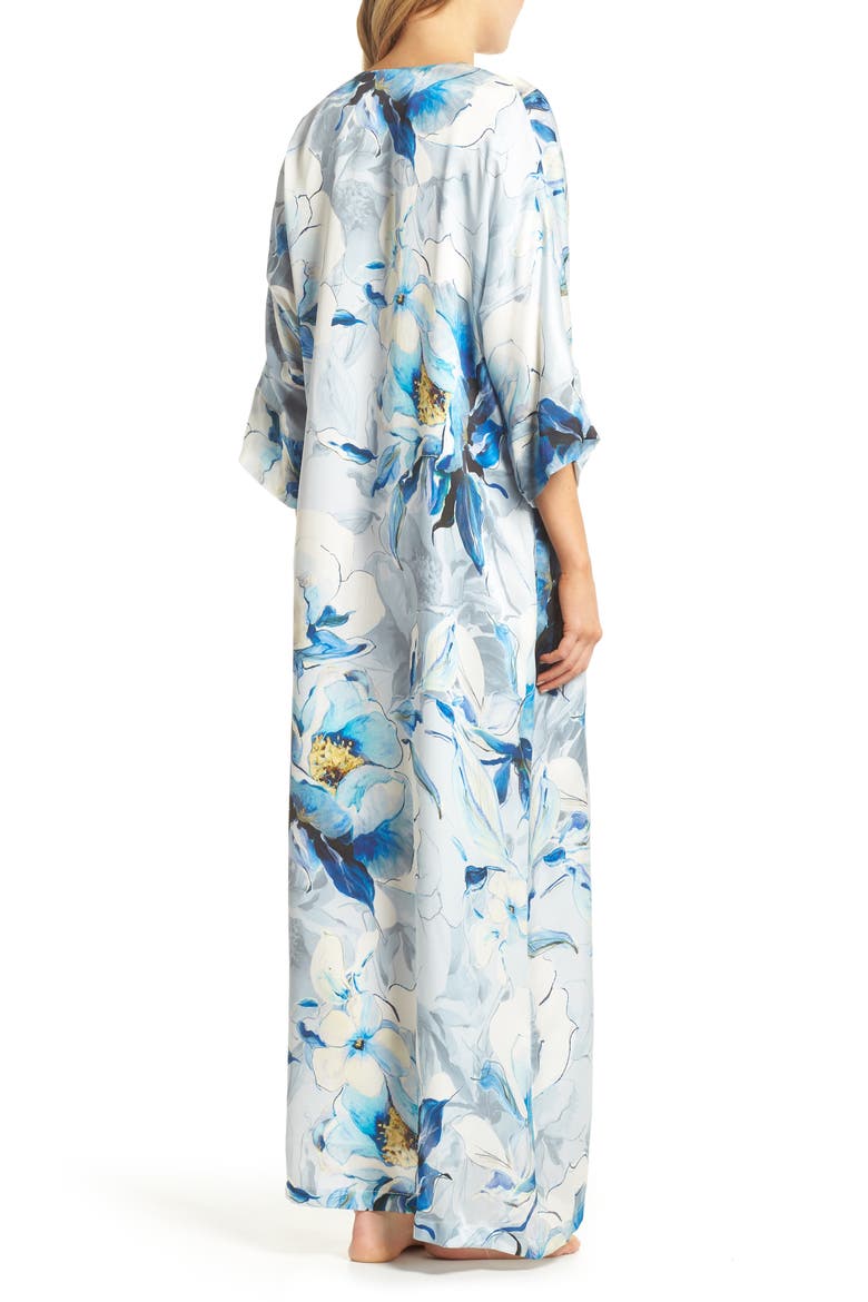 Silk Caftan, Alternate, color, SWEPT AWAY PRINT