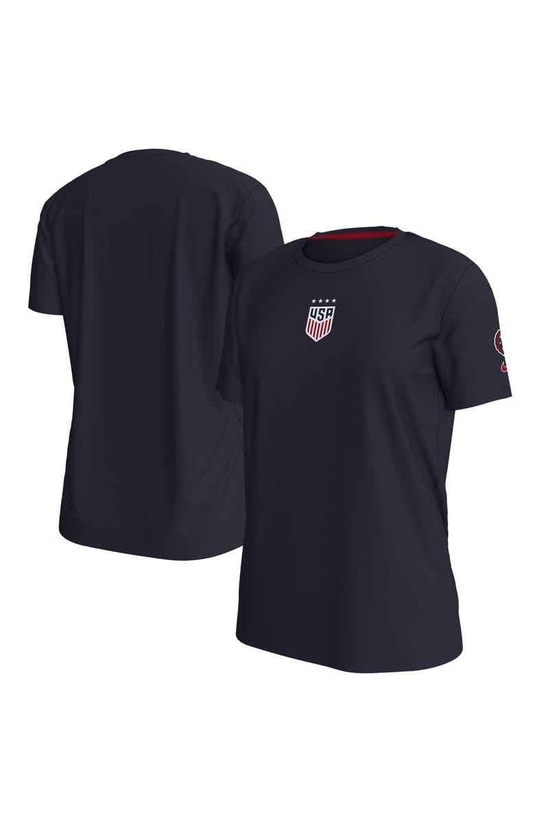 Nike Women's Nike Navy USWNT Crest T-Shirt, Alternate, color, Navy