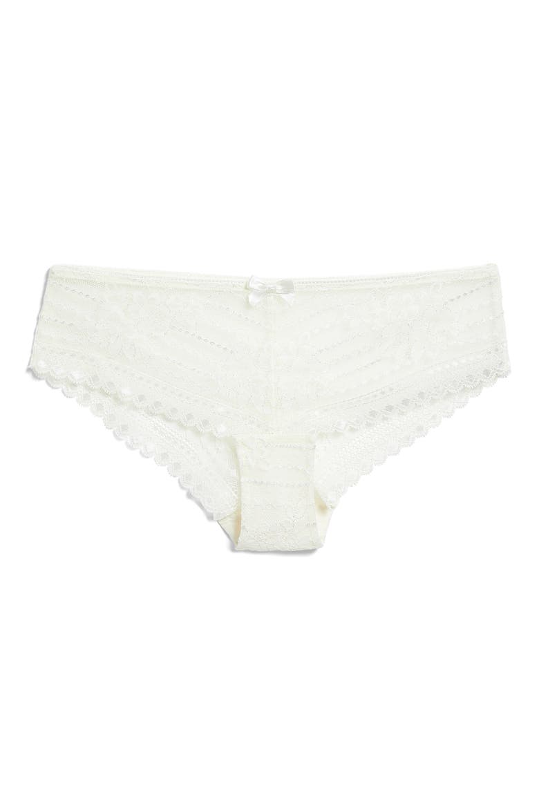 Panama Lace Briefs, Alternate, color, ECRU