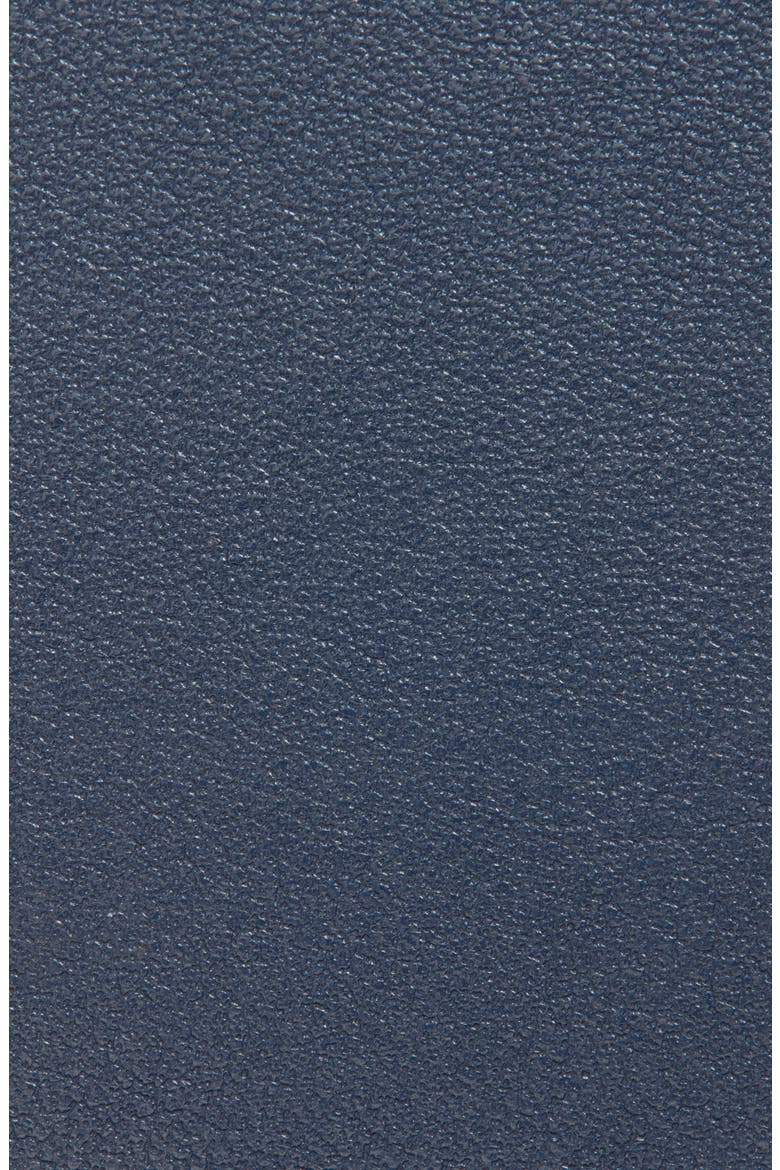 Victor Leather Belt, Alternate, color, NAVY