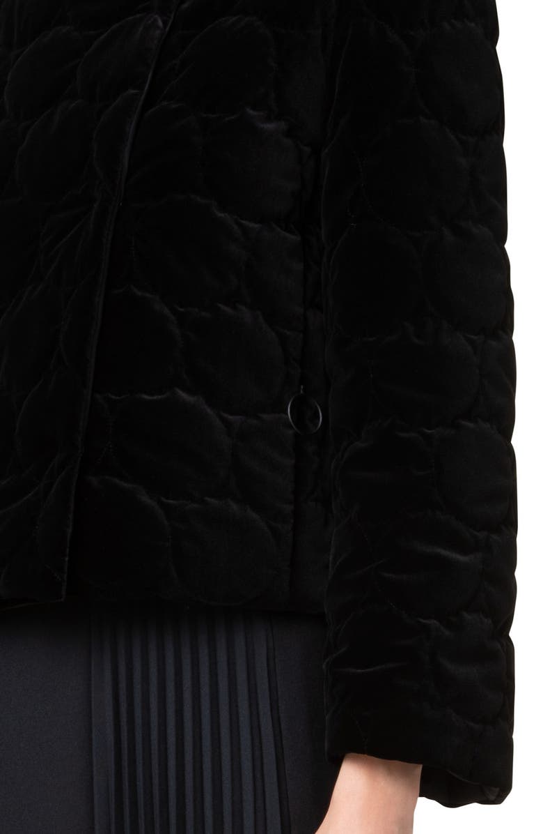 Akris punto Crop Puffer Jacket, Alternate, color, 
