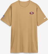 Nike Men's Nike Gold San Francisco 49ers Sideline Legend Small Logo Dri-FIT T-Shirt