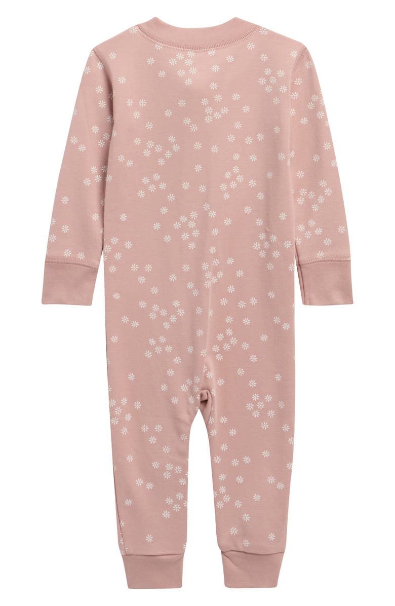 QUINCY MAE Zip Front Romper, Alternate, color, Mauve