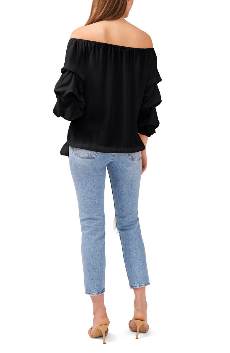 Vince Camuto Off the Shoulder Georgette Blouse, Alternate, color, 