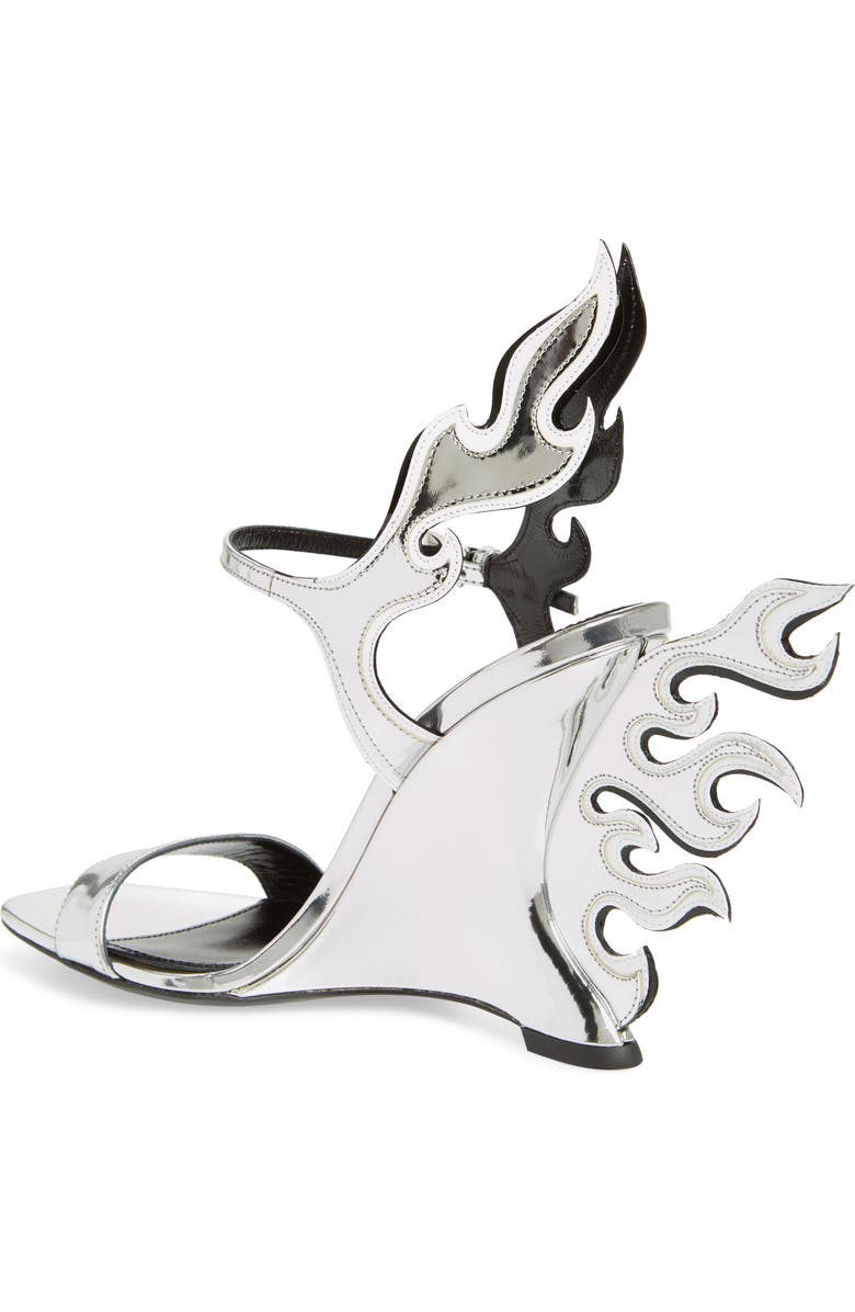 Prada Flame Sandal, Alternate, color,