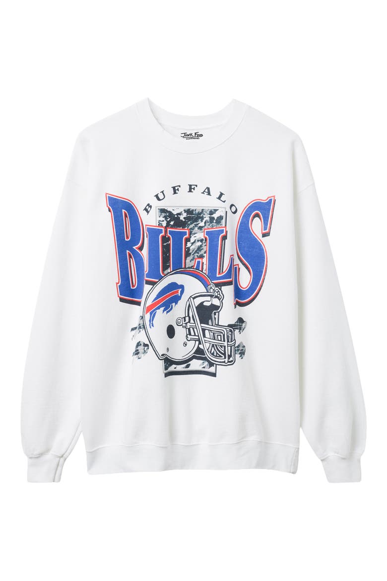 Buffalo Bills Conversion Graphic Sweatshirt, Main, color, WHITE
