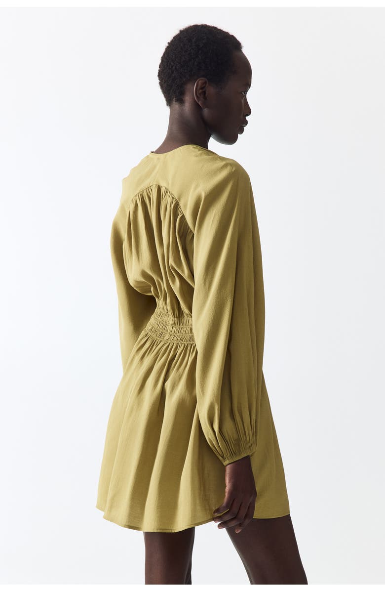 H&M Oversized Tunic Dress, Alternate, color, Khaki Green