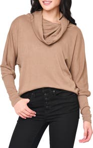 GIBSONLOOK Cozy Up Cowl Neck Sweater