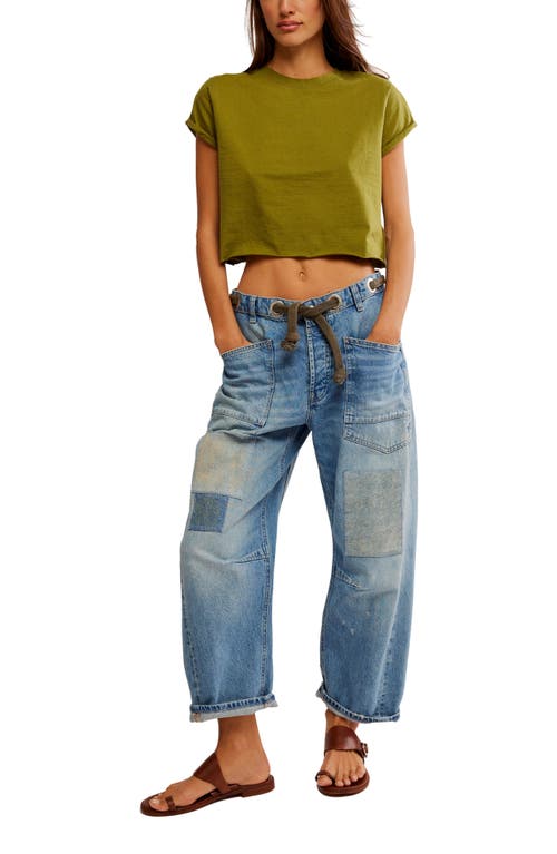 Free People The Perfect T-shirt In Green