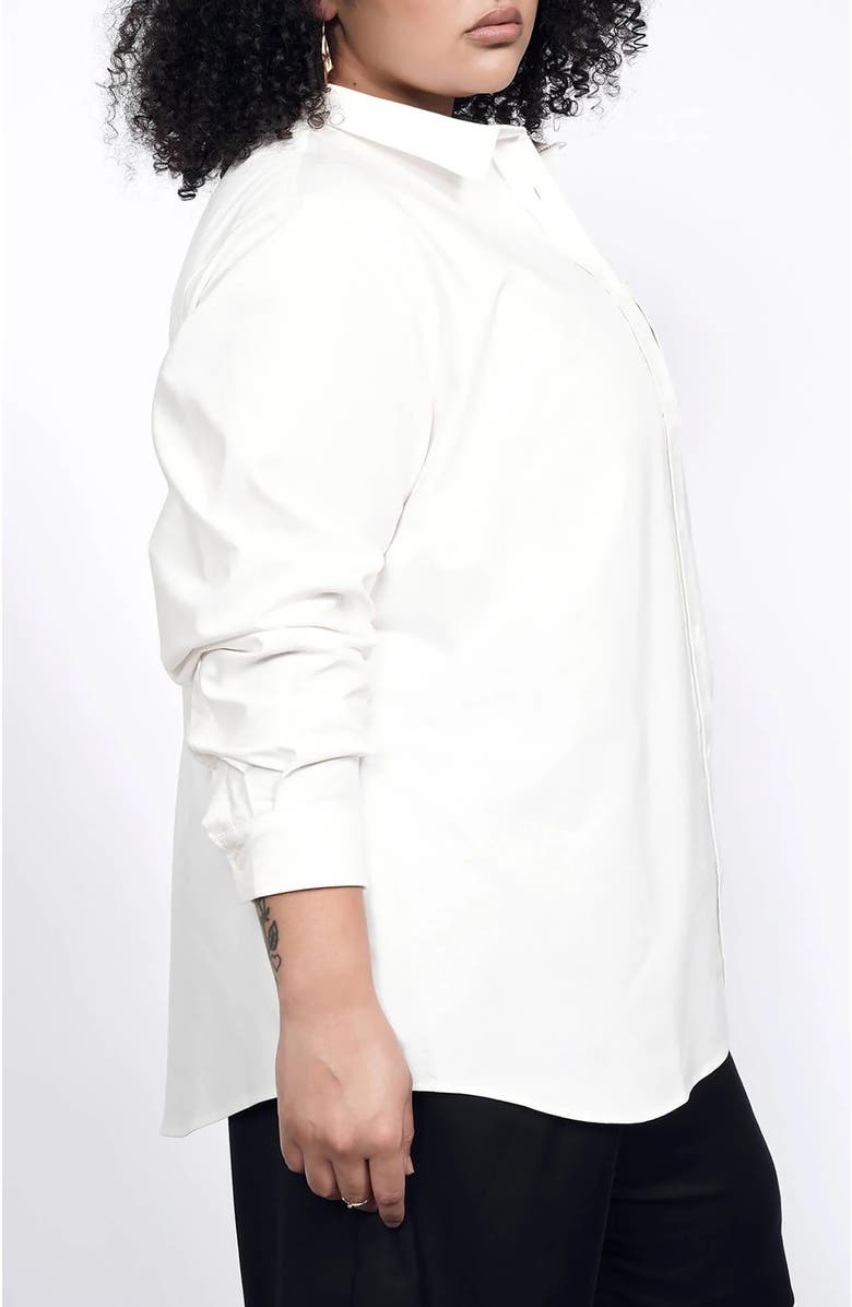 WILDFANG The Essential Long Sleeve Oxford Button Up, Alternate, color, White