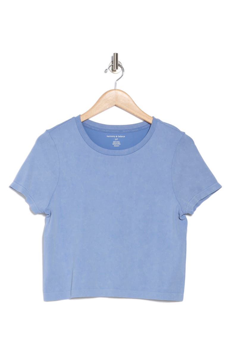HARMONY AND BALANCE Seamless Cropped T-Shirt, Alternate, color,