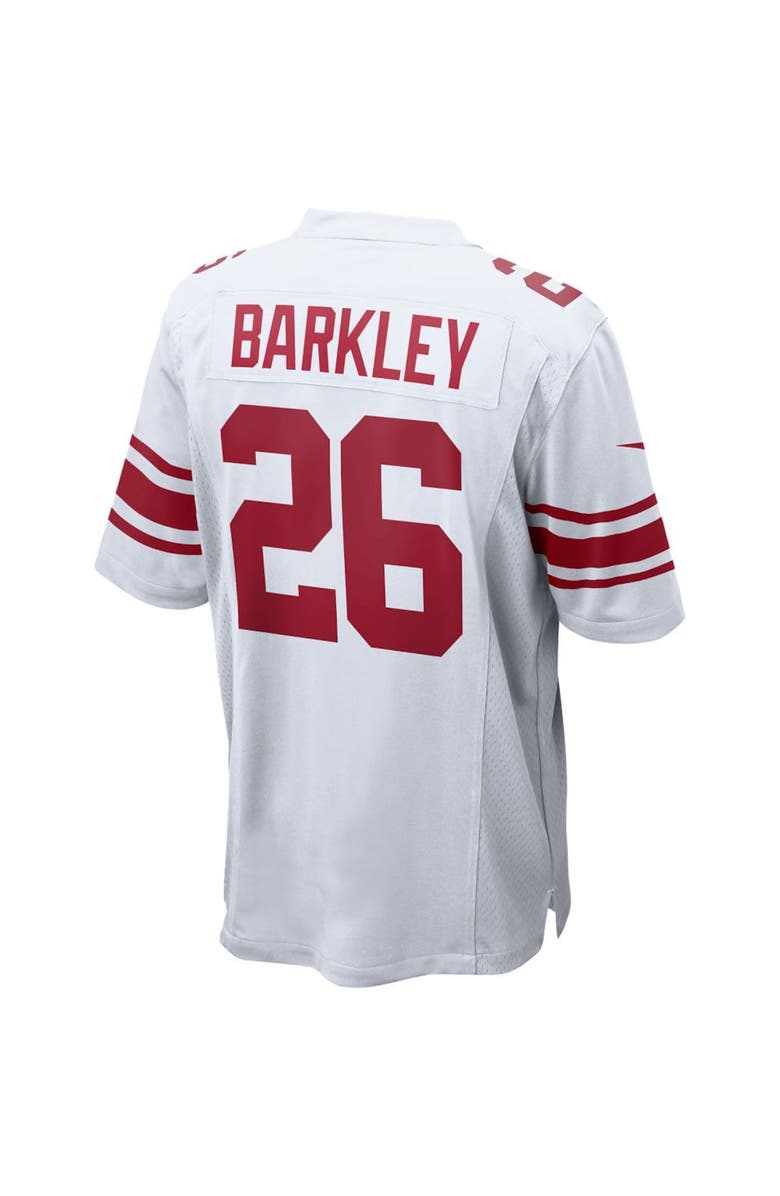 Nike Men's Nike Saquon Barkley White New York Giants Game Jersey, Alternate, color, 
