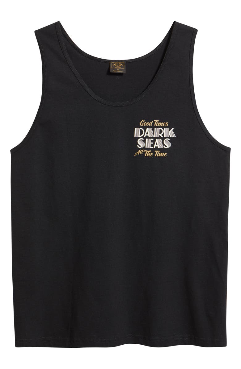 DARK SEAS Easy Going Graphic Tank, Alternate, color, Black