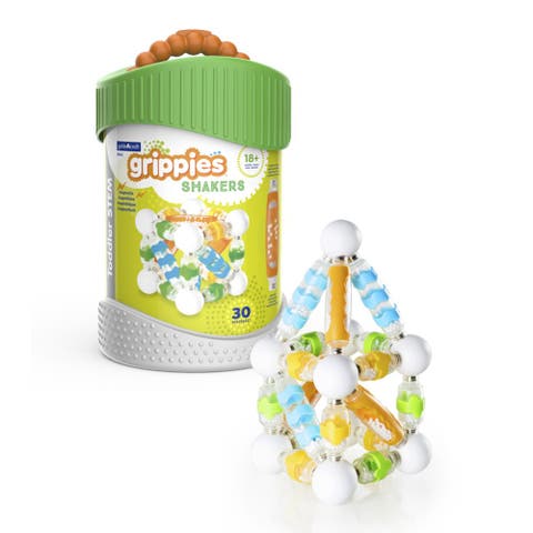 Grippies® Shakers 30-piece Toddler Magnetic Sensory Building Set