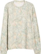 Museum of Peace & Quiet Wordmark Camo Logo Long Sleeve Graphic T-Shirt