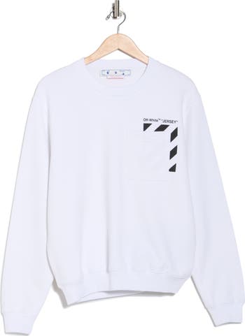 Diagonal Pocket Crewneck Sweatshirt