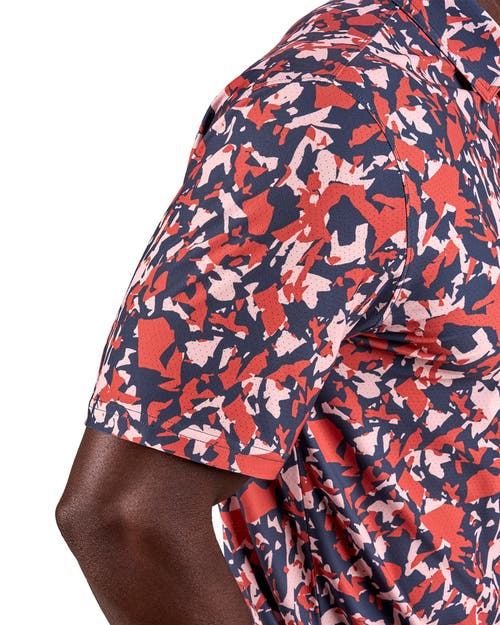 Black Clover Camo Mix Polo In Multi