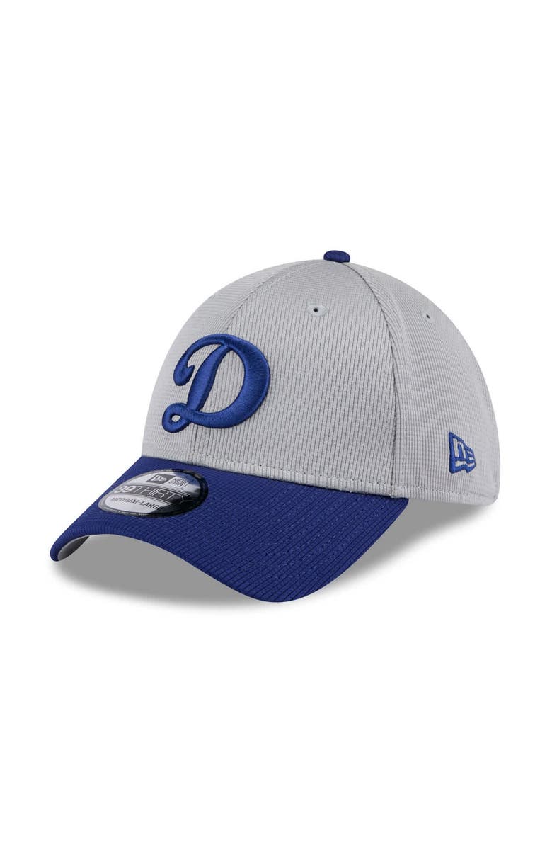 New Era Men's New Era  Gray/Royal Los Angeles Dodgers 2025 Batting Practice 39THIRTY Flex Hat, Alternate, color, 