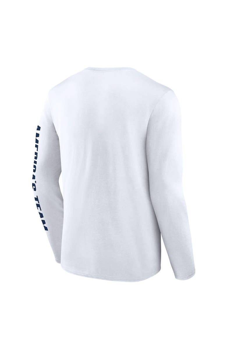 FANATICS Men's Fanatics White Dallas Cowboys Vision Long Sleeve T-Shirt, Alternate, color, 