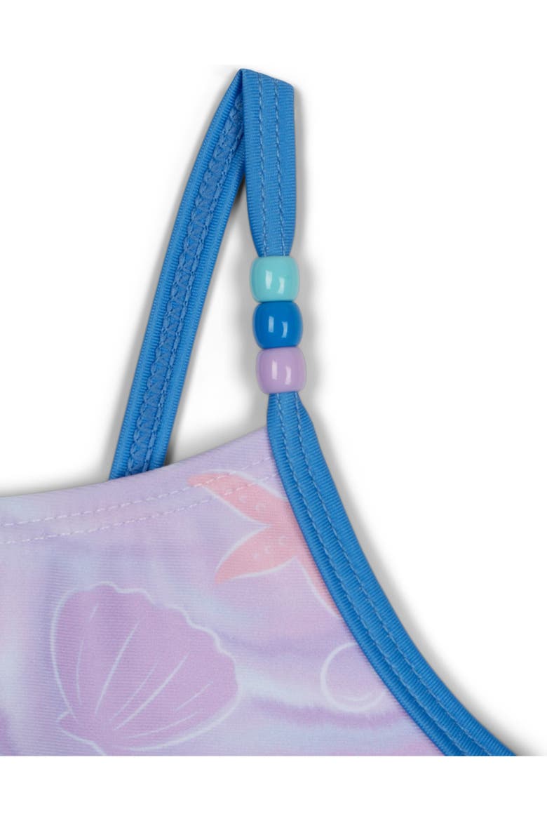 The Little Mermaid Princess Ariel One-Piece Bathing Suit, Alternate, color, Ariel Lavender Blue