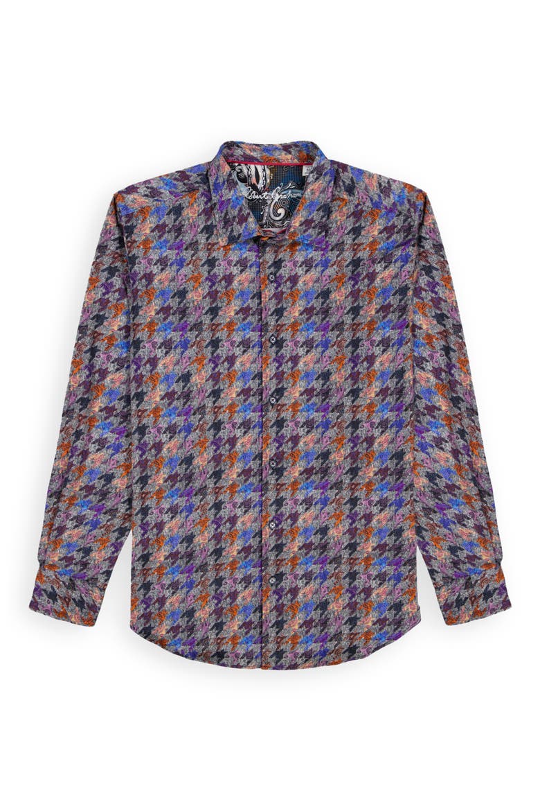 Darcy Button-Up Shirt, Alternate, color, BLUE MULTI