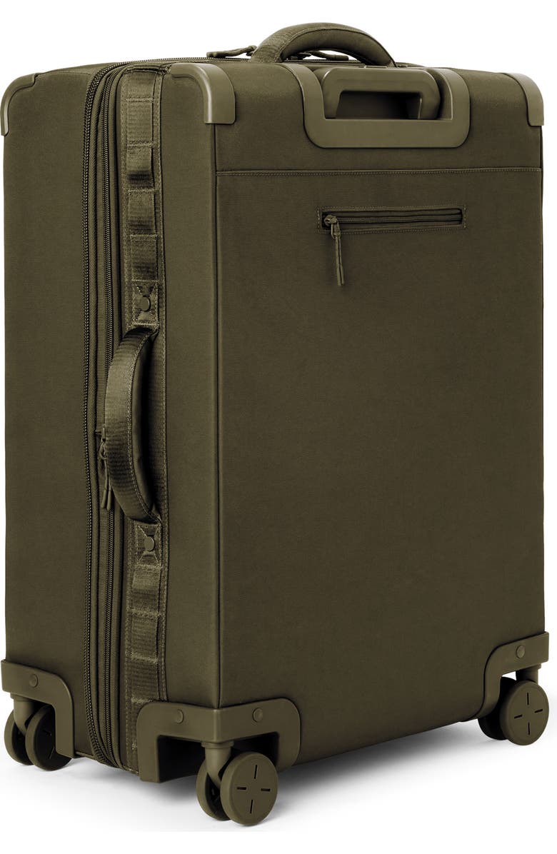 Dagne Dover Sydney Checked Rolling Luggage, Alternate, color, Dark Moss
