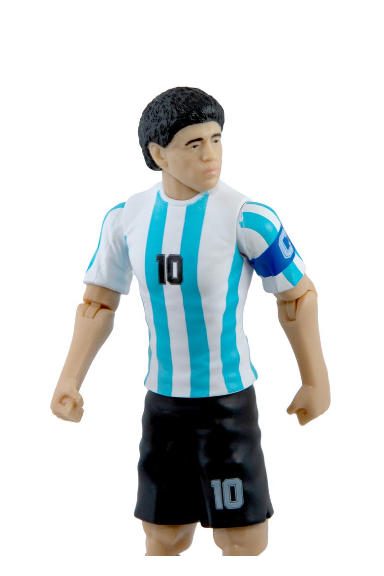 Sockers Legends Diego Maradona Argentina 8" Soccer Action Figure, Alternate, color, Blue