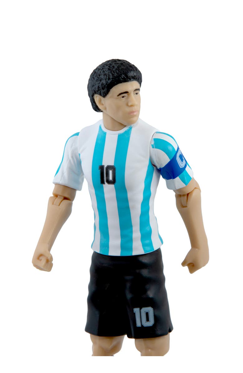 Banbo Toys Sockers Argentina Diego Maradona 8" Soccer Action Figure, Alternate, color, Blue