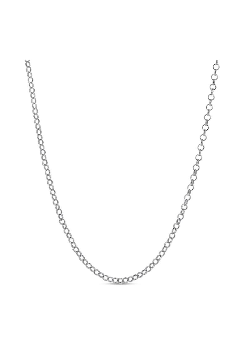 Kazuki Rolo Chain Necklace 925 Silver, Main, color, Sterling Silver