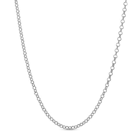 Kazuki Rolo Chain Necklace 925 Silver