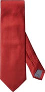 Eton Red Solid Silk Twill Tie