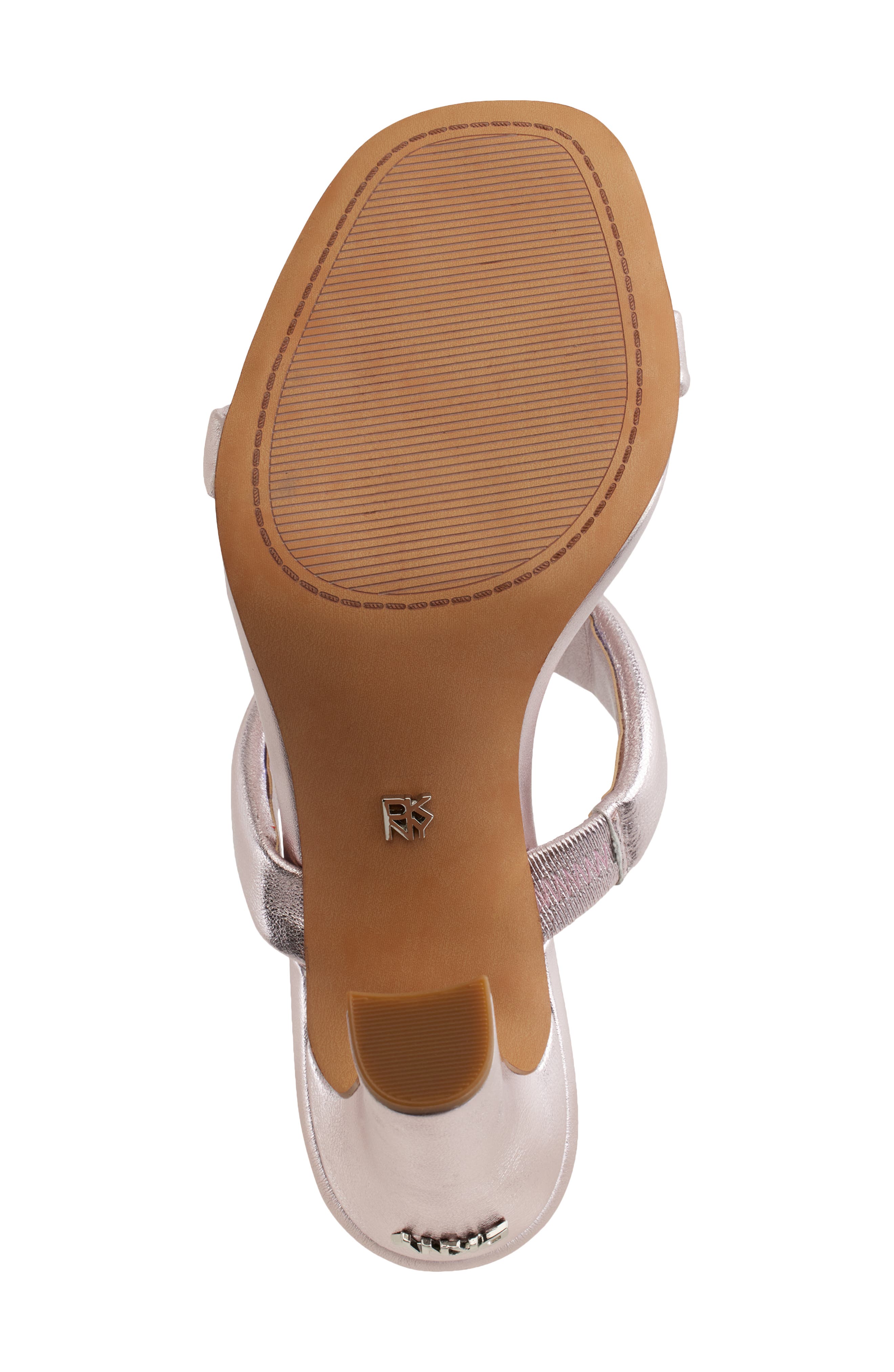 DKNY Metallic Sandal, Alternate, color, Dusty Rose