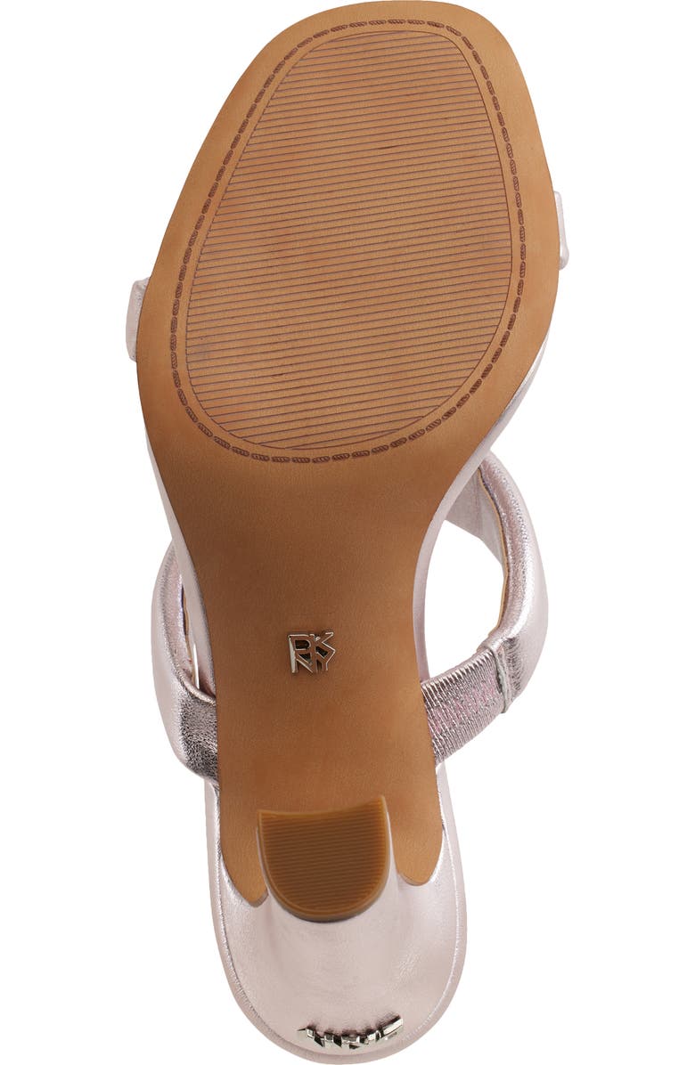 DKNY Metallic Sandal, Alternate, color, Dusty Rose
