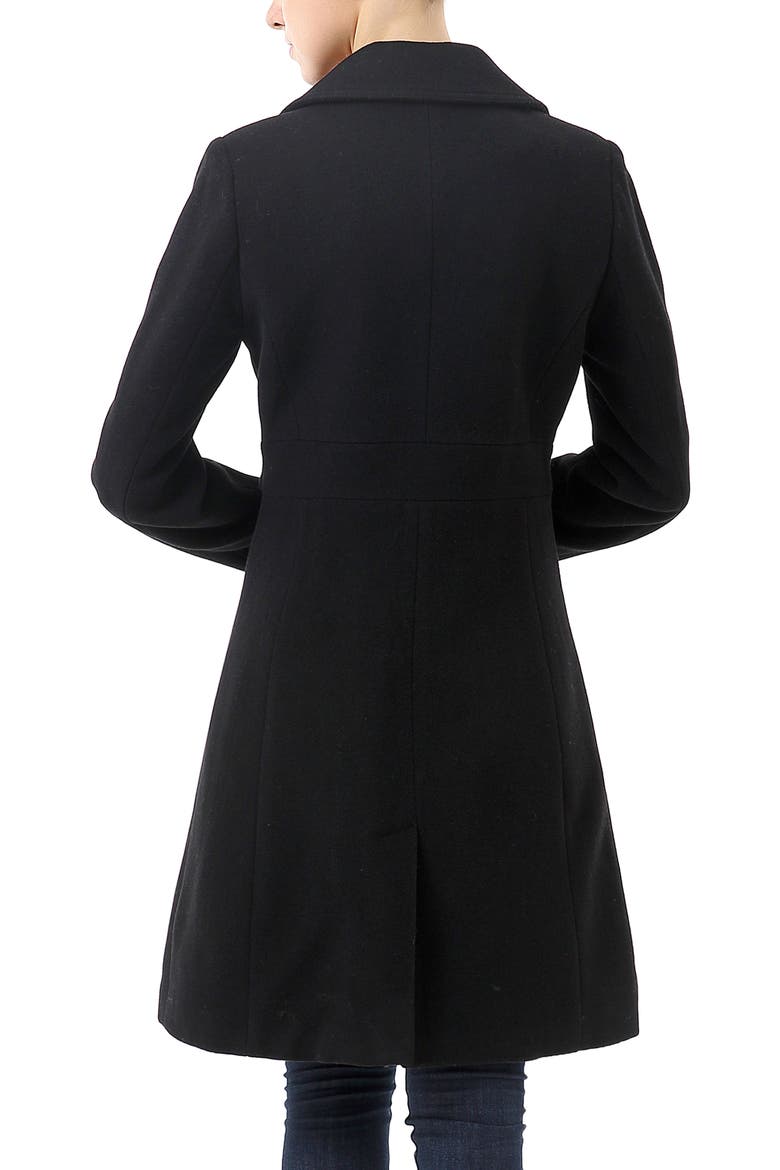 Women's Elise Wool Blend Walking Coat, Alternate, color, Black