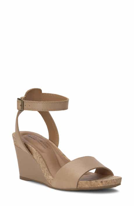 Lynda Ankle Strap Platform Wedge Sandal