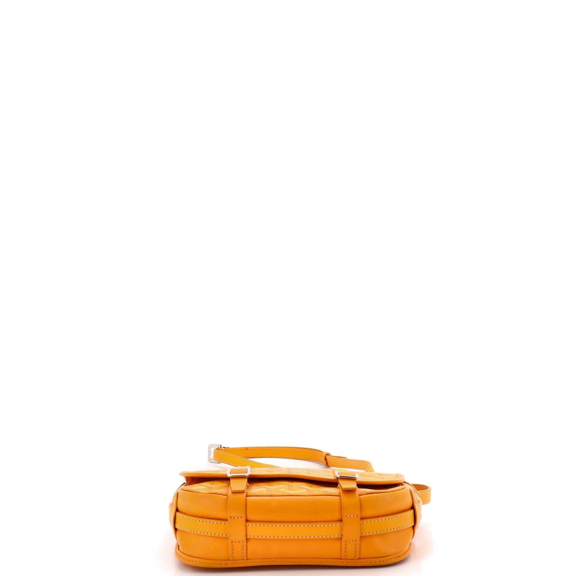 Belvedere Messenger Bag Coated Canvas with Leather PM, Alternate, color, Yellow
