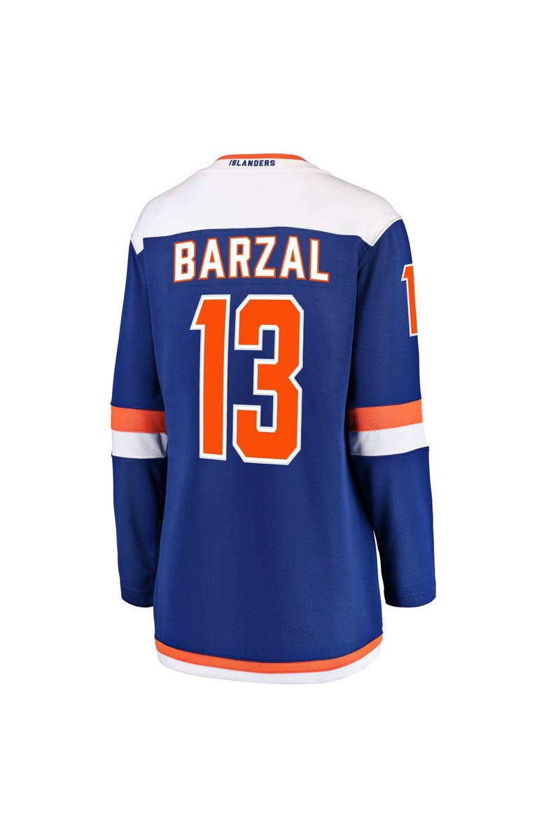 FANATICS Women's Fanatics Branded Mathew Barzal Blue New York Islanders Alternate Breakaway Jersey, Alternate, color, Blue