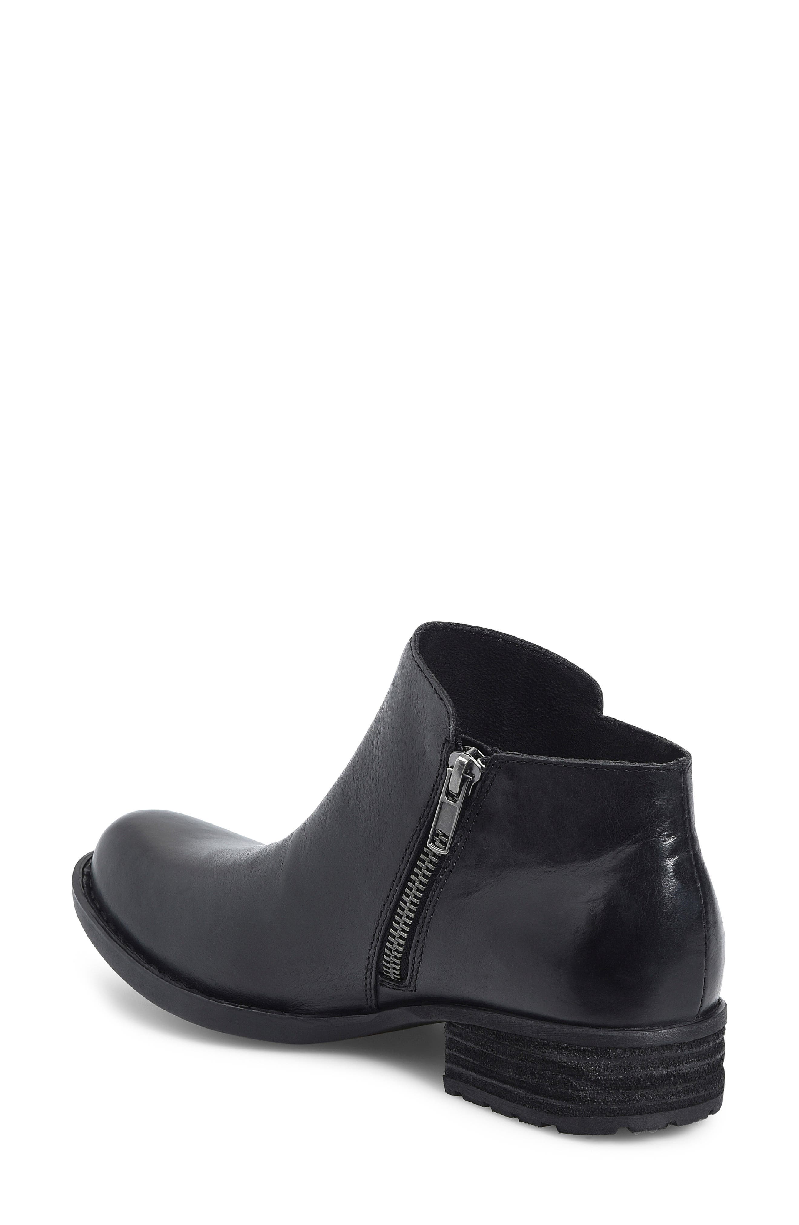 Børn Kace Bootie, Alternate, color, Black Leather