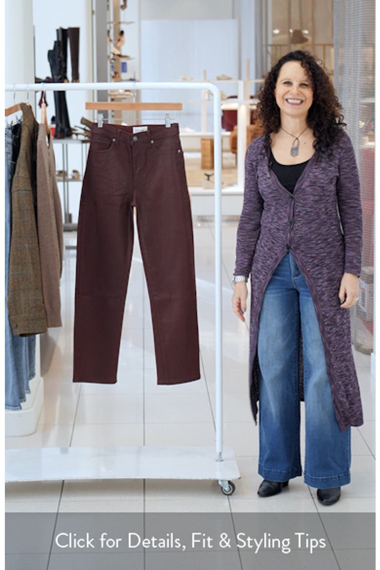 Le Sleek High Waist Ankle Straight Leg Jeans video