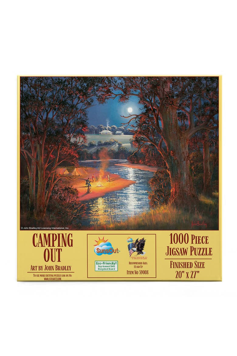 Camping Out 1000 piece Jigsaw Puzzle for Adults, Alternate, color, Multicolor