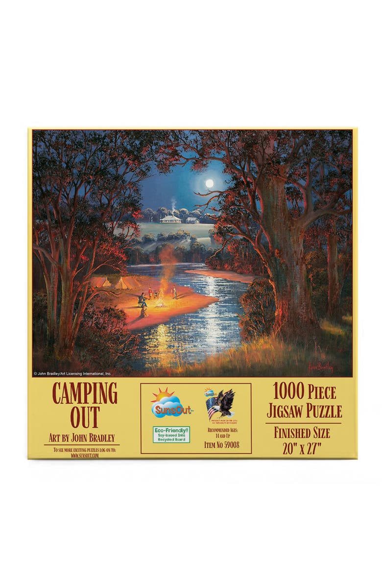 Sunsout Camping Out 1000 piece Jigsaw Puzzle for Adults, Alternate, color, Multicolor